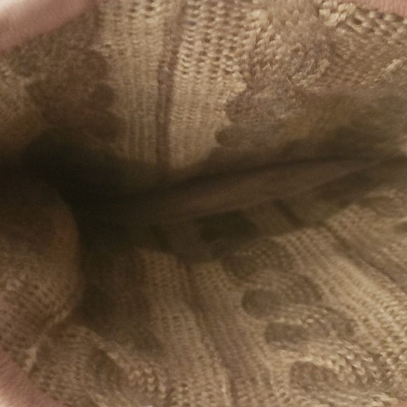 Millies Tan 100% Leather Pull On Wide Calf Boots SZ 7/7.5 US Woven Interior - Picture 3 of 13